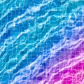Water ripples in swimming pool, blue and purple background Royalty Free Stock Photo