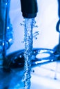 Water running from faucet Royalty Free Stock Photo