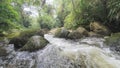 Water running between rocks in Palmital waterfall Royalty Free Stock Photo