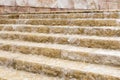 The Water Running on the Stairs Royalty Free Stock Photo