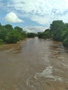 Water rush Bridge Royalty Free Stock Photo