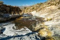 Water Rushes Through Wild Horse Canyon in Saguaro