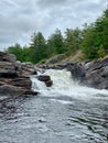 Waterfall and rapids on a river