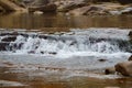 The Water rushing over Rocks