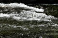 Water rushing through a stream Royalty Free Stock Photo