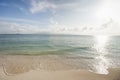 Water's edge on beach, Koh Pha Ngan, Thailand Royalty Free Stock Photo