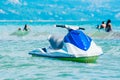 Water scooter in the sea Royalty Free Stock Photo