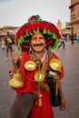 Water seller. Djemaa el Fna square. Marrakesh. Morocco