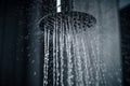 Water shower bathroom fresh droplet. Generate Ai