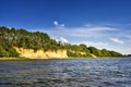 Water side on the Baltic Sea cliff in Hohen Wieschendorf