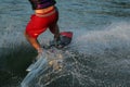 Water Ski Boarder Splash