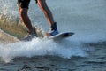 Water Ski Boarders Feet Royalty Free Stock Photo