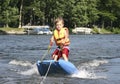 Water skiing Royalty Free Stock Photo