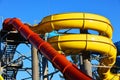 Inline tube slides in Aqua park, Arad.