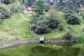 Water slide in Chugchilan village, Ecuad Royalty Free Stock Photo