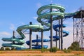 Water slides Royalty Free Stock Photo