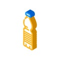 water soda plastic bottle isometric icon vector illustration Royalty Free Stock Photo