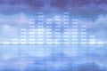 Water sound equalizer Royalty Free Stock Photo