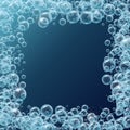 Water or soup bubbles background