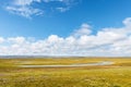 Water sources and plateau wetlands landscape Royalty Free Stock Photo