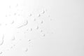 Water spill on white background Royalty Free Stock Photo