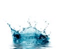 Water splash background Royalty Free Stock Photo