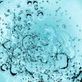 Water splash overhead view Royalty Free Stock Photo