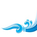 Water splash design