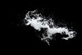 Water Splash Isolated On The Black background Royalty Free Stock Photo