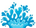 Water splash theme image 1 Royalty Free Stock Photo
