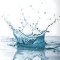 Water Splash Vector Royalty Free Stock Photo