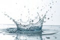 Water Splashing on White Surface Royalty Free Stock Photo