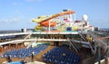 Water sport activities at a cruise ship