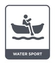 water sport icon in trendy design style. water sport icon isolated on white background. water sport vector icon simple and modern Royalty Free Stock Photo