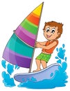 Water sport theme image 1 Royalty Free Stock Photo