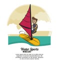 Water sports infographic