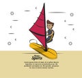 Water sports infographic