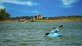 Water sports in lake Lobos