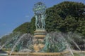 Water gushing from la Fontaine de lÃ¢â¬â¢Observatoire south of the Luxembourg Gardens