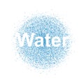 Water spray background