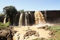 Water spray of Blue Nile falls