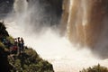 Water spray of Blue Nile falls