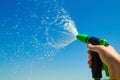 Water spray jet Royalty Free Stock Photo