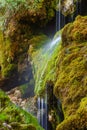 Beautiful water-ring waterfall in nature