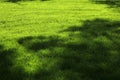 Water sprinkers in a field. Royalty Free Stock Photo