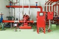 Water sprinkler and fire alarm fighting system