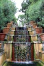 Water Stairway in Vizcaya Royalty Free Stock Photo