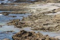 Water, stones and sea cliffs, Sea Point promenade Cape Town