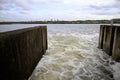 Water storage in usage in the Eendragtspolder to prevent flood in Rotterdam