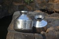 Water storing pots: found in the house every indian villager